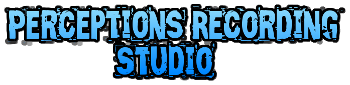 the logo for perceptions recording studio