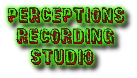 logo for perceptions recording studio 